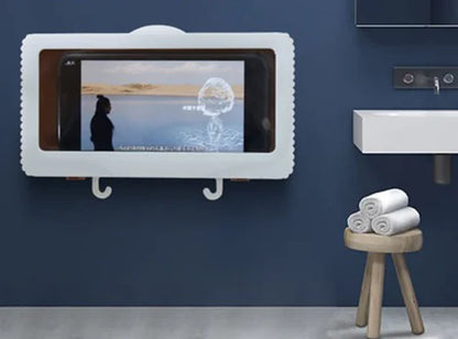Waterproof Touch Screen Phone Holder for Shower Wall