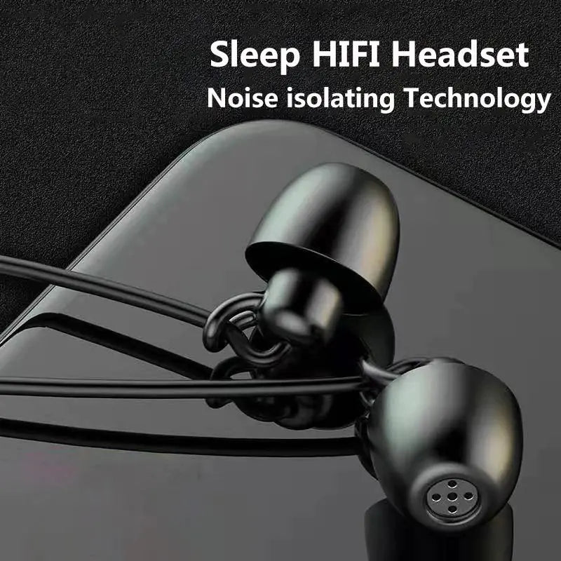 Ultra-Soft Silicone In-Ear Headphones for ASMR Sleep