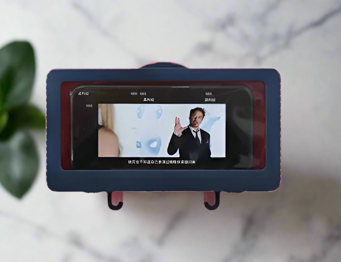 Waterproof Touch Screen Phone Holder for Shower Wall