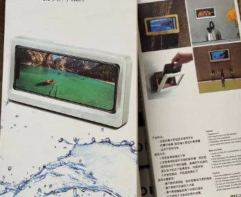 Waterproof Touch Screen Phone Holder for Shower Wall